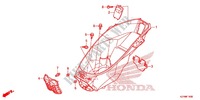 COPERTURA CORPO/SCATOLA BAGAGLI/ PORTATORE BAGAGLI per Honda PCX 150 2014