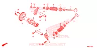 ALBERO A CAMME/VALVOLA per Honda PCX 150 2015