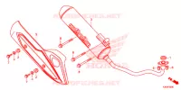 SMORZATORE SCARICO(2) per Honda PCX 150 2015