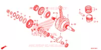 ALBERO A GOMITI/PISTONE (XR150LEK) per Honda XR 150 2016