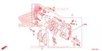 CALIBRO FRENO ANTERIORE per Honda XR 150 2016