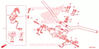 CONDOTTO MANIGLIA/PONTE SOPRA (2) per Honda XR 150 2016