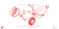 COPERTURA CASSA MANOVELLA/ GENERATORE(2) per Honda XR 150 2016