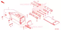 UTENSILI/SCATOLA BATTERIA per Honda XR 150 2016