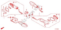 FRECCIA(2) per Honda CBR 125 TRICOLORE 2012