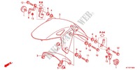 PARAFANGO ANTERIORE per Honda CBR 125 TRICOLORE 2012