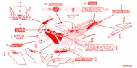 EMBLEMA/STRISCIA (3) per Honda CBR 1000 SP ABS REPSOL 2015