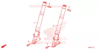 FORCELLA ANTERIORE (CBR1000S/SA) per Honda CBR 1000 SP ABS REPSOL 2015