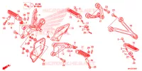 GRADINO/BRACCIO A TIRO/ PEDALE CAMBIO per Honda CBR 1000 SP ABS REPSOL 2015