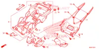PARAFANGO POSTERIORE per Honda CBR 1000 SP ABS REPSOL 2015