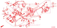 BARDATURA FILO/BATTERIA per Honda CRF 250 L RED 2015