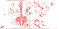 CORPO VALVOLA IMMISSIONE per Honda CRF 250 L RED 2015
