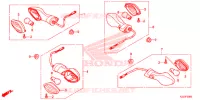 FRECCIA(2) per Honda CRF 250 L RED 2015