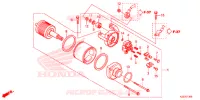 MOTORE AVVIATORE per Honda CRF 250 L RED 2015