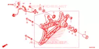 BRACCIO OSCILLANTE/CASSA CATENA per Honda FORZA 125 ABS 2015