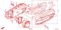 COPERTURA LATO SINISTRO per Honda FORZA 125 ABS 2015