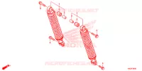 CUSCINO POSTERIORE(2) per Honda FORZA 125 ABS 2015
