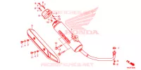 SMORZATORE SCARICO(2) per Honda FORZA 125 ABS 2015