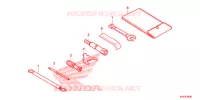 UTENSILI/SCATOLA BATTERIA per Honda FORZA 125 ABS 2015