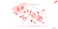 CALIBRO FRENO POSTERIORE per Honda FORZA 125 2015