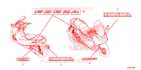 MARCHIO/EMBLEMA per Honda FORZA 125 2015