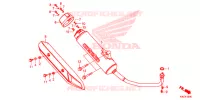 SMORZATORE SCARICO(2) per Honda FORZA 125 2015