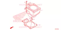 CILINDRO per Honda FOURTRAX 420 RANCHER 4X4 DCT IRS 2015