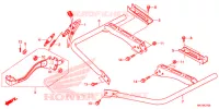GRADINO/PEDALE per Honda FOURTRAX 420 RANCHER 4X4 DCT IRS 2015