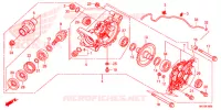 INGRANAGGIO FINALE POST. per Honda FOURTRAX 420 RANCHER 4X4 DCT IRS 2015