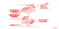 MARCHIO per Honda FOURTRAX 420 RANCHER 4X4 DCT IRS 2015