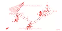 STABILIZZATORE per Honda FOURTRAX 420 RANCHER 4X4 DCT IRS 2015