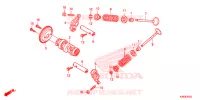 ALBERO A CAMME/VALVOLA per Honda PCX 150 EX 2015