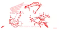 PARAFANGO POSTERIORE per Honda PCX 150 EX 2015