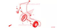 COPERTURA CASSA MANOVELLA/ GENERATORE(2) per Honda CB 650 F 2015