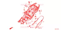 PARAFANGO POSTERIORE per Honda CB 650 F 2015