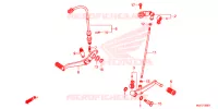 SOSTEGNO PRINCIPALE/PEDALE FRENO per Honda CB 650 F 2015