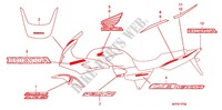 EMBLEMA/STRISCIA (CB1300SA 3ED,3F,8E) per Honda CB 1300 ABS FAIRING 2010
