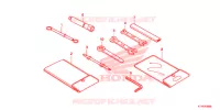 UTENSILI/SCATOLA BATTERIA per Honda CBR 125 REPSOL 2016