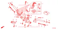 CONDOTTO MANIGLIA/PONTE SOPRA (2) per Honda CBR 125 BLANC 2016
