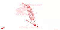 CUSCINO POSTERIORE(2) per Honda CBR 125 BLANC 2016