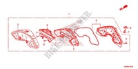 INDICATORE COMBINAZIONE per Honda CB 1000 R ABS PEARL SIENNA RED 2015