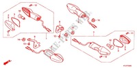 FRECCIA(2) per Honda CBR 250 R NOIRE 2012