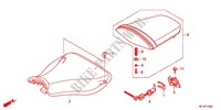 SEDILE SINGOLO(2) per Honda CBR 600 R ABS VERMELHO 2012