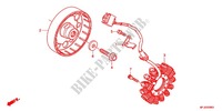 COPERTURA CASSA MANOVELLA/ GENERATORE(2) per Honda CBR 600 R ABS RED 2012