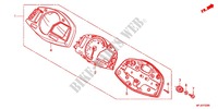 INDICATORE COMBINAZIONE per Honda CBR 600 R ABS RED 2012
