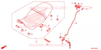 SEDILE SINGOLO(2) per Honda MSX 125 2015