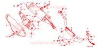 SMORZATORE SCARICO(2) per Honda MSX 125 2015