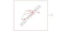 COPRIGAMBE (PACKED PER 5) per Honda VISION 110 2012