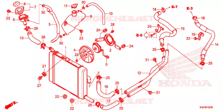 RADIATORE Honda SCOOTER 300 FORZA 2016  NSS300D