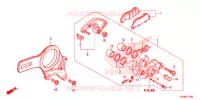 CALIBRO FRENO POSTERIORE per Honda CROSSRUNNER 800 2015